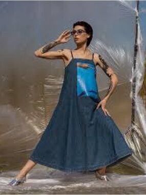 Max Mara Blue Caramba Dress Size
10